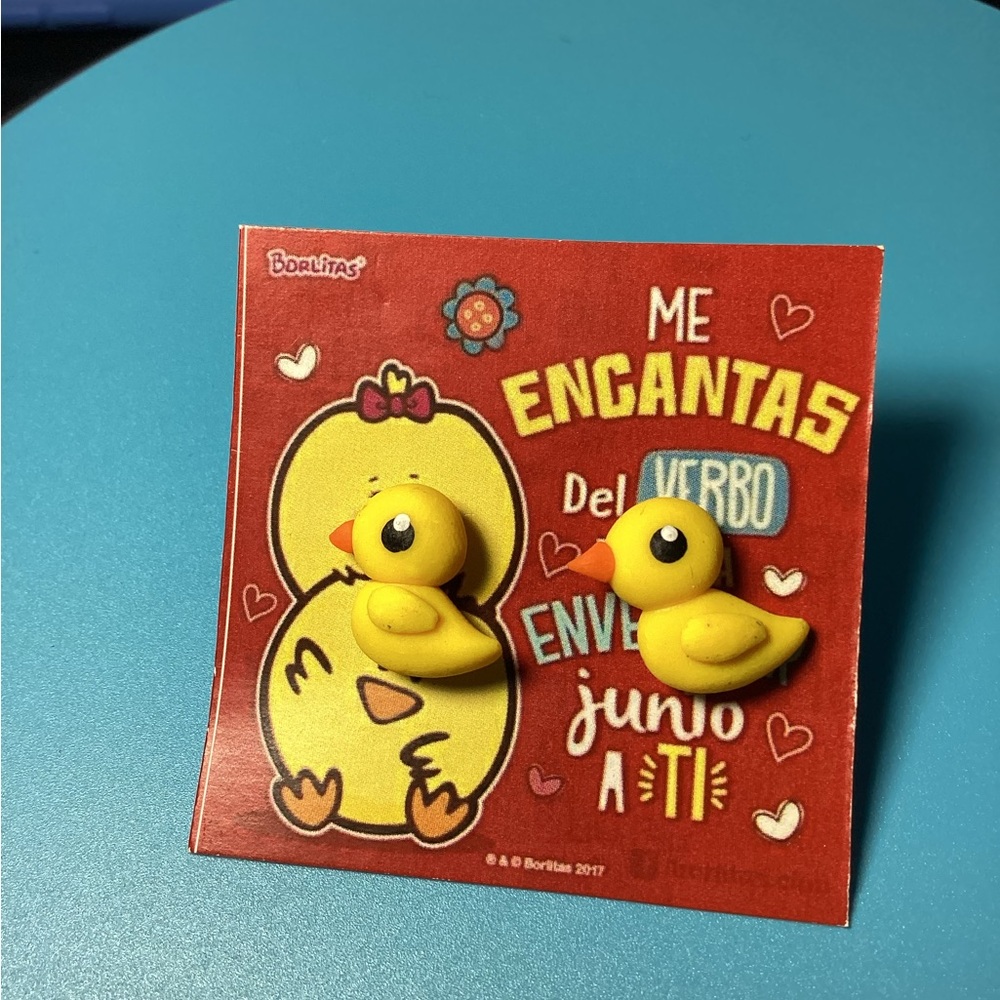 Yellow Ducks Earrings Jewelry